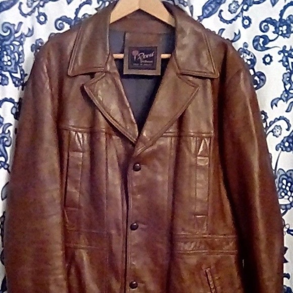 Vintage Reed Sportswear Brown Leather 